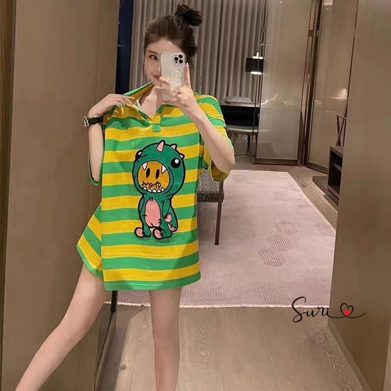 Áo khủng long thêu giống quần siêu đẹp