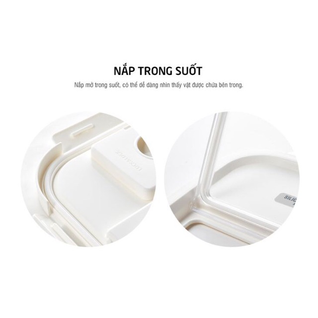 [LOCK&LOCK]THÙNG ĐỰNG GẠO NGŨ CỐC 10KG -HPL561( CÓ NGĂN CHỨA TÚI HÚT ẨM)