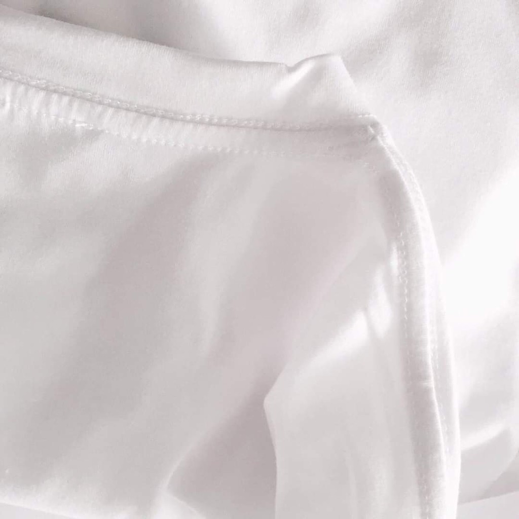 Áo Thun Trơn Nam Nữ Unisex VNXK Chính Hãng AGE2X Màu Trắng.