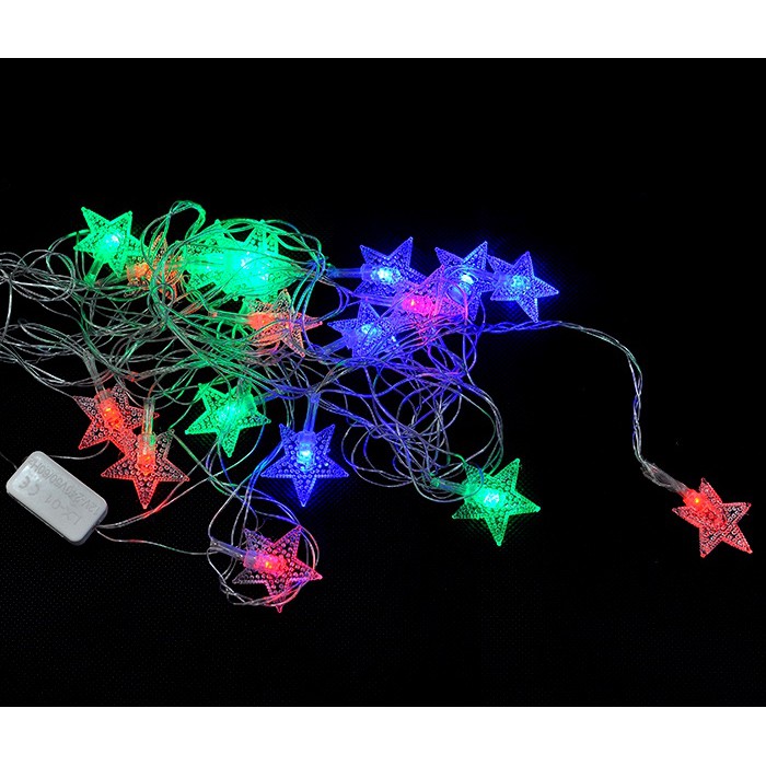 ĐÈN NHÁY SAO TRANG TRÍ NHIỀU MÀU