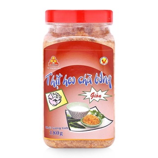 Thịt heo chà bông giòn ngon visan,  hộp to date tháng 8-9/ 2022