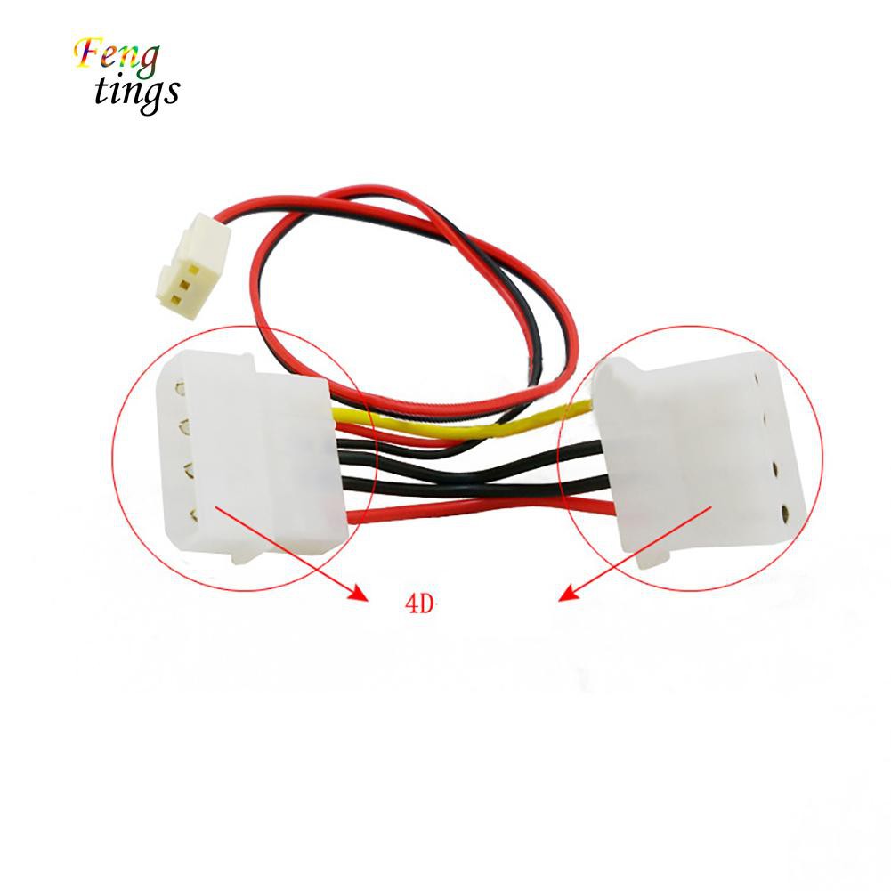 Dây cáp nguồn máy tính mở rộng chuyên dụng 3pin Female sang 4 pin