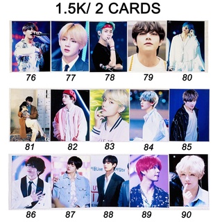 Sale set card V BTS