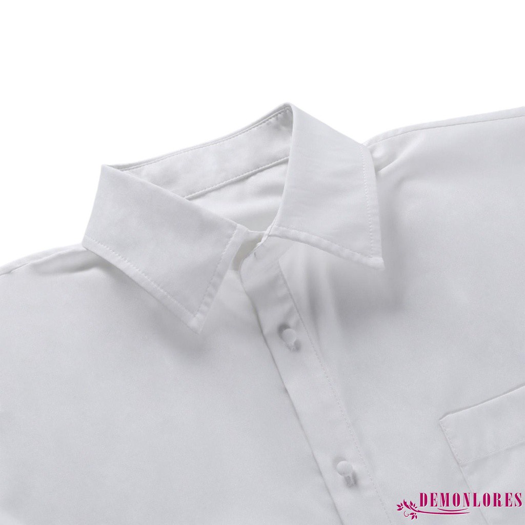 Áo sơ mi không tay màu sắc đơn giản thời trang mùa hè cho nữ