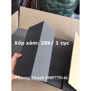 MÚT XỐP CẮM HOA KHÔ,Xốp xám