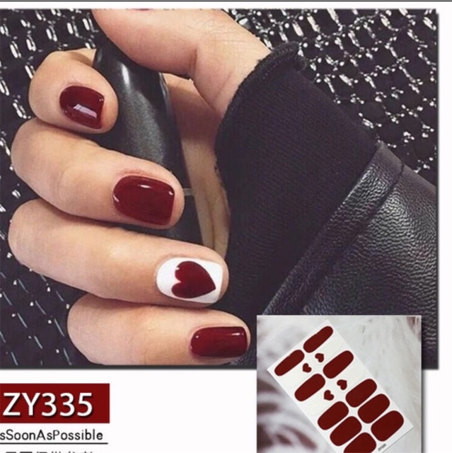 (SALE RẺ) Miếng dán móng tay 3D hàn quốc nail Wraps mẫu mới đẹp