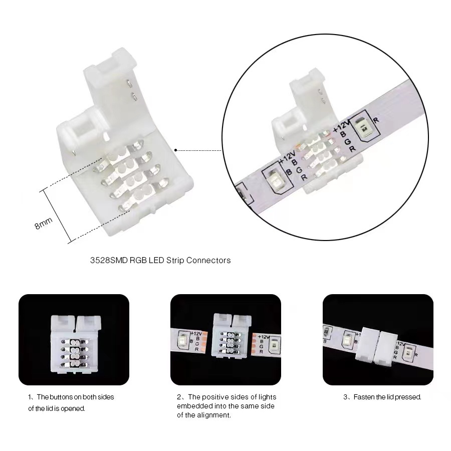 Dây Đèn Led 4 Pin RGB A + E 100% Chính Hãng