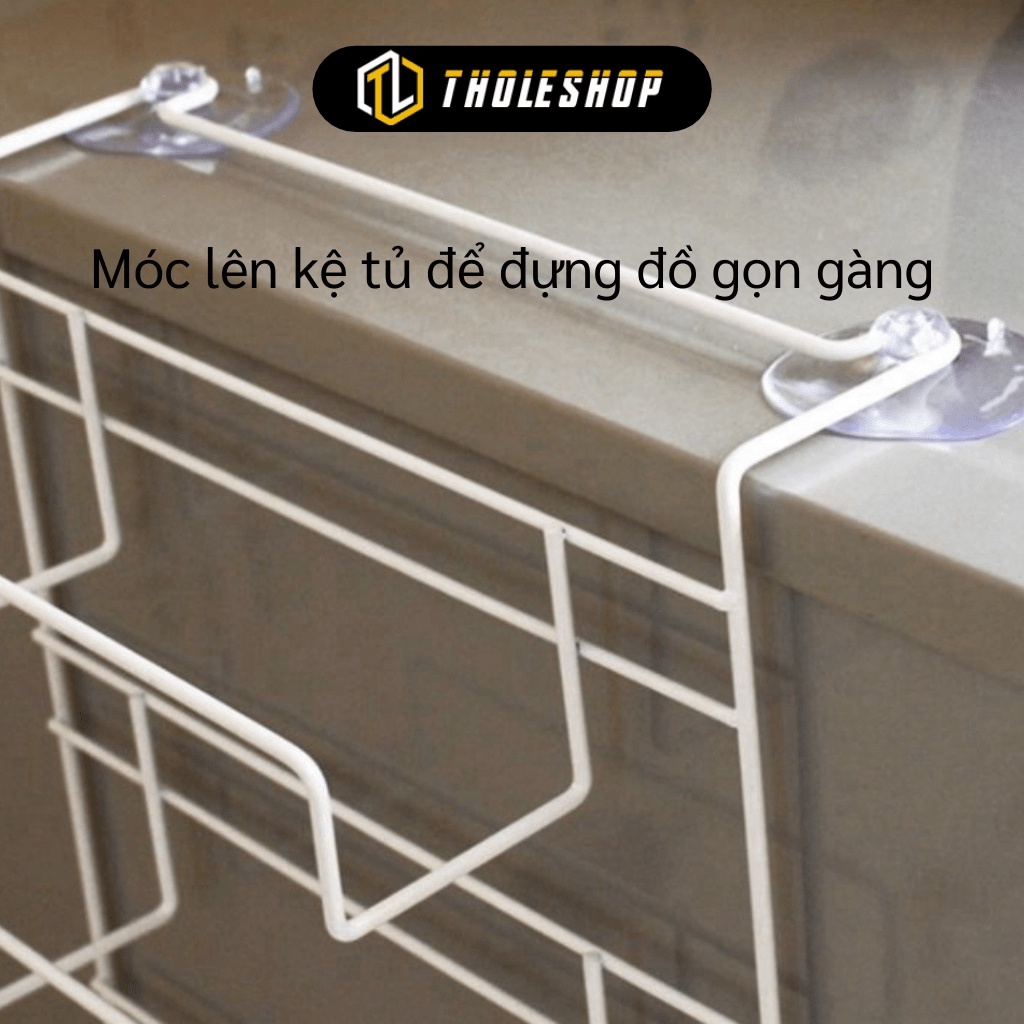 [SGD] Kệ Treo Tủ Lạnh - Giá Bên Tủ Lạnh Kèm Móc Đa Năng Để Gia Vị, Đồ Dùng, Treo Khăn 6987