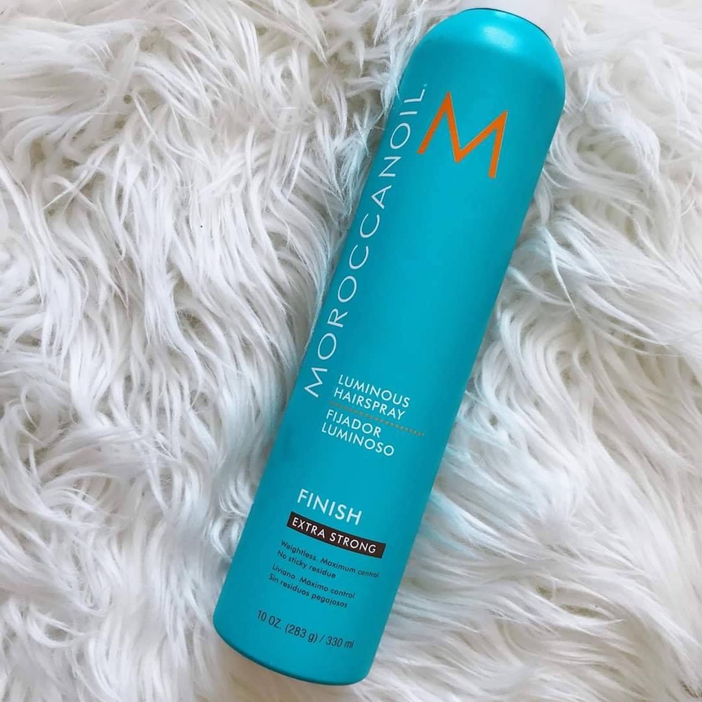 Gôm xịt giữ nếp tóc linh hoạt siêu cứng Moroccanoil Finish Luminous Hairspray EXTRA STRONG 330ml