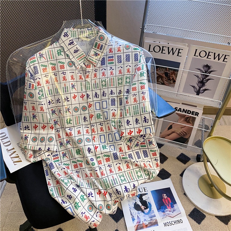 NRVP Áo Sơ Mi Ngắn Tay Dáng Rộng Thời Trang Hàn Quốc Dành Cho Nữ