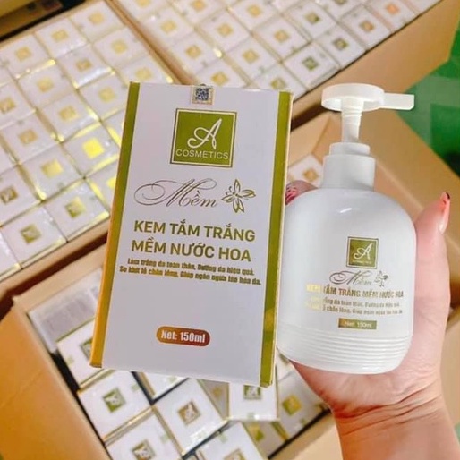 Tắm trắng da mềm nước hoa A pháp 150ml