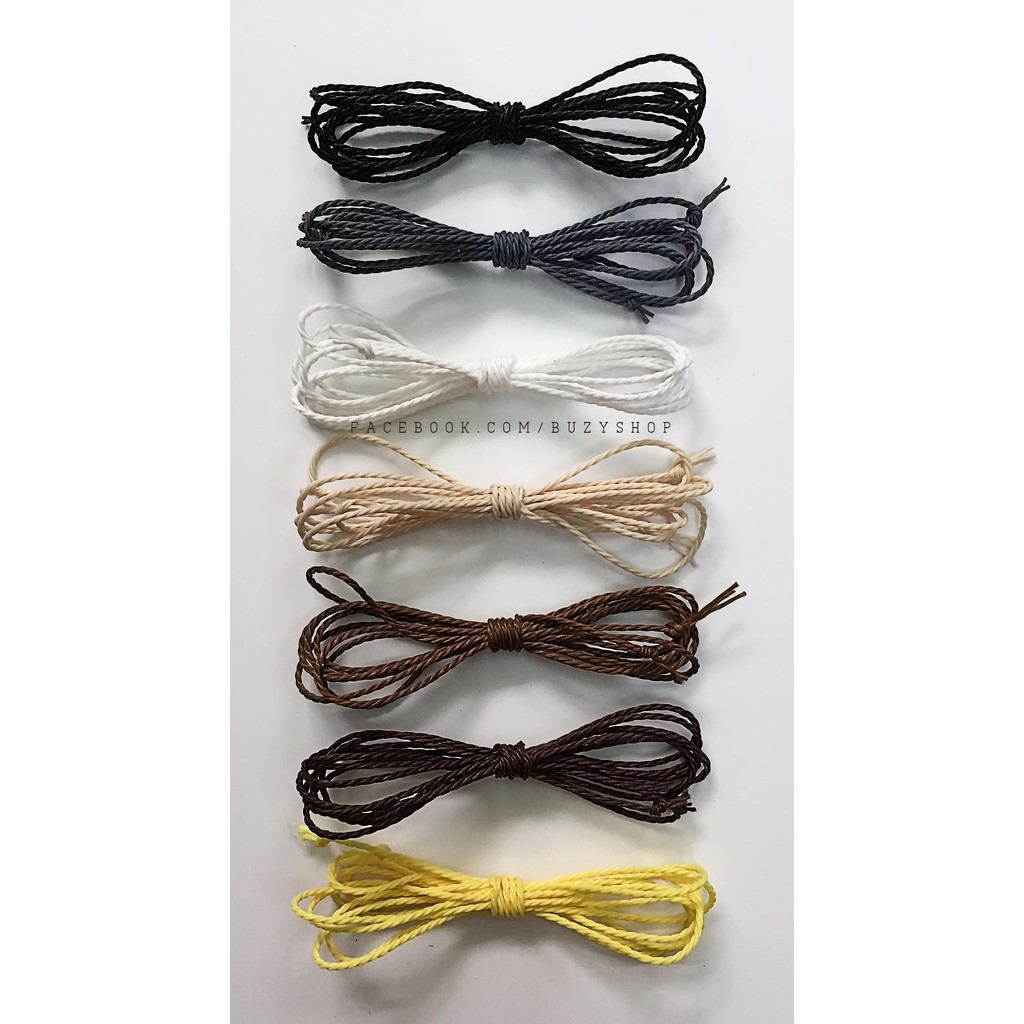 Dây xoắn nhựa 1mm, làm vòng tay