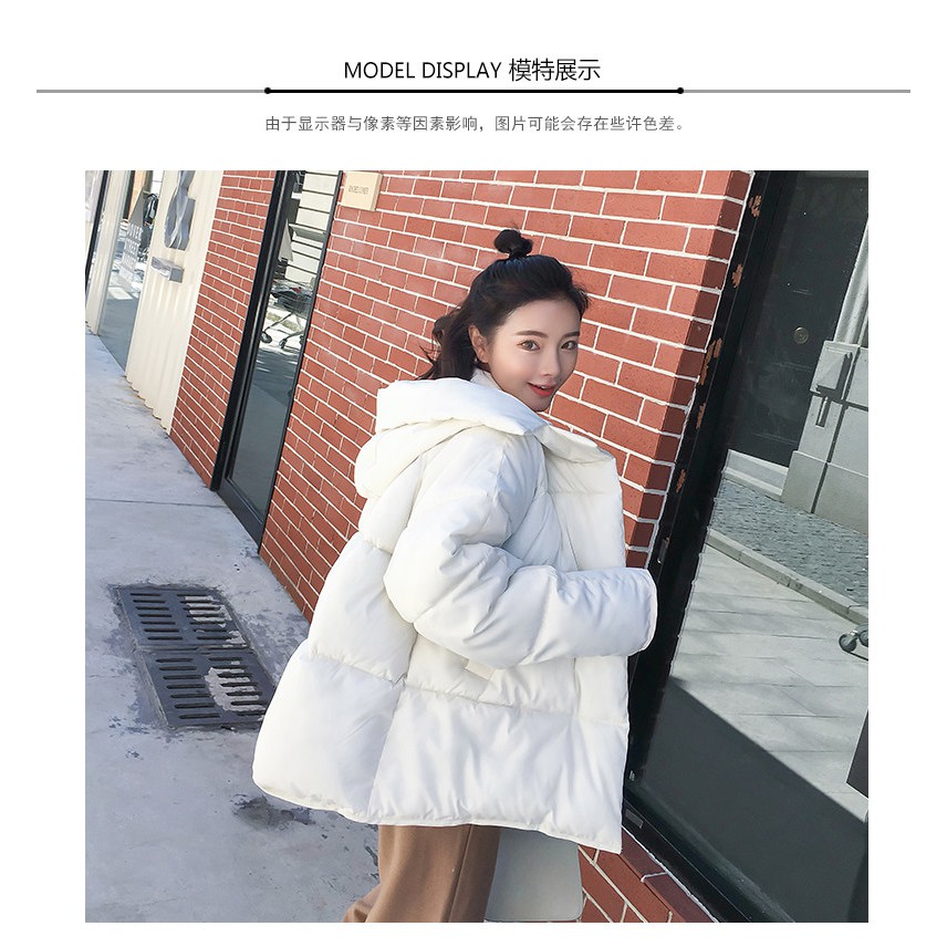 [[ODER]] ÁO PHAO MŨ CHÙM ĐẠI HÀN LOSE COAT  ULZZANG HÀN QUỐC KO