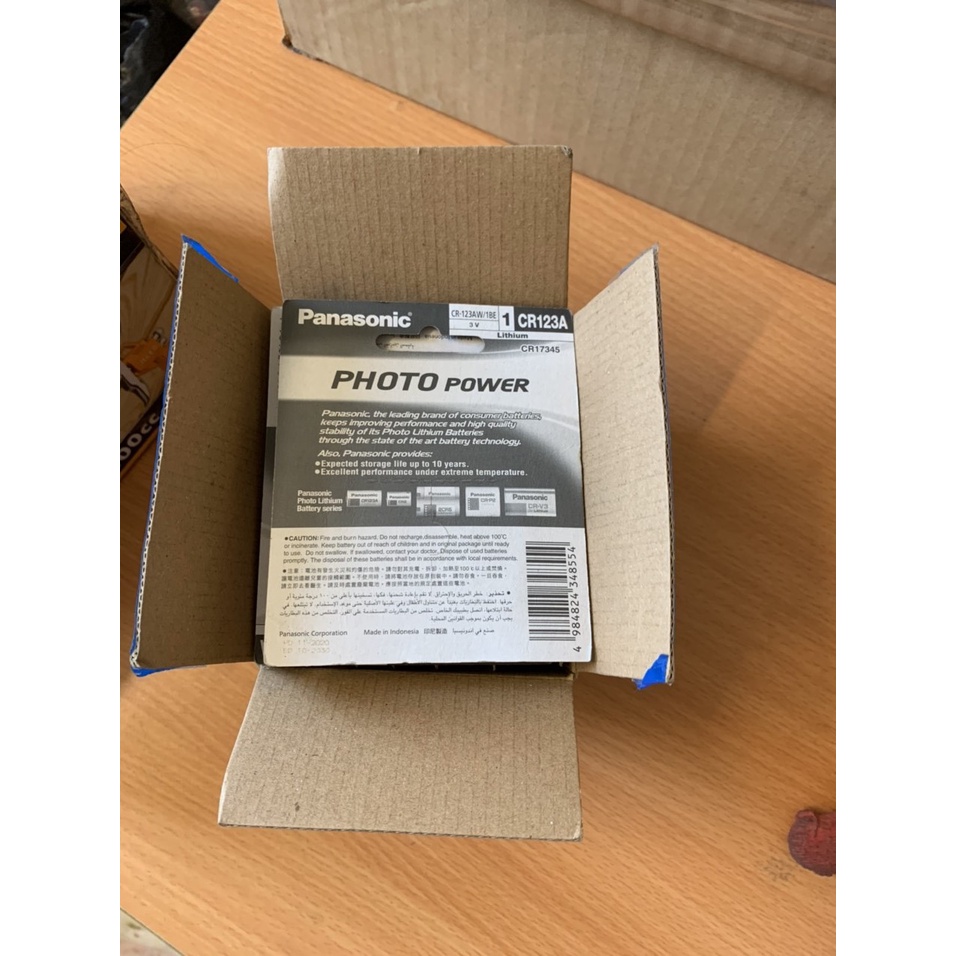 Pin panasonic CR123A