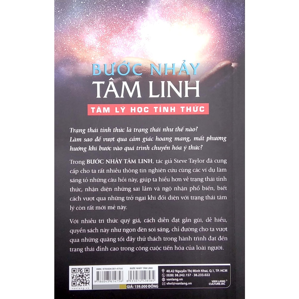 Sách - Bước Nhảy Tâm Linh - Tâm Lý Học Tỉnh Thức (Steve Taylor- Văn Lang)