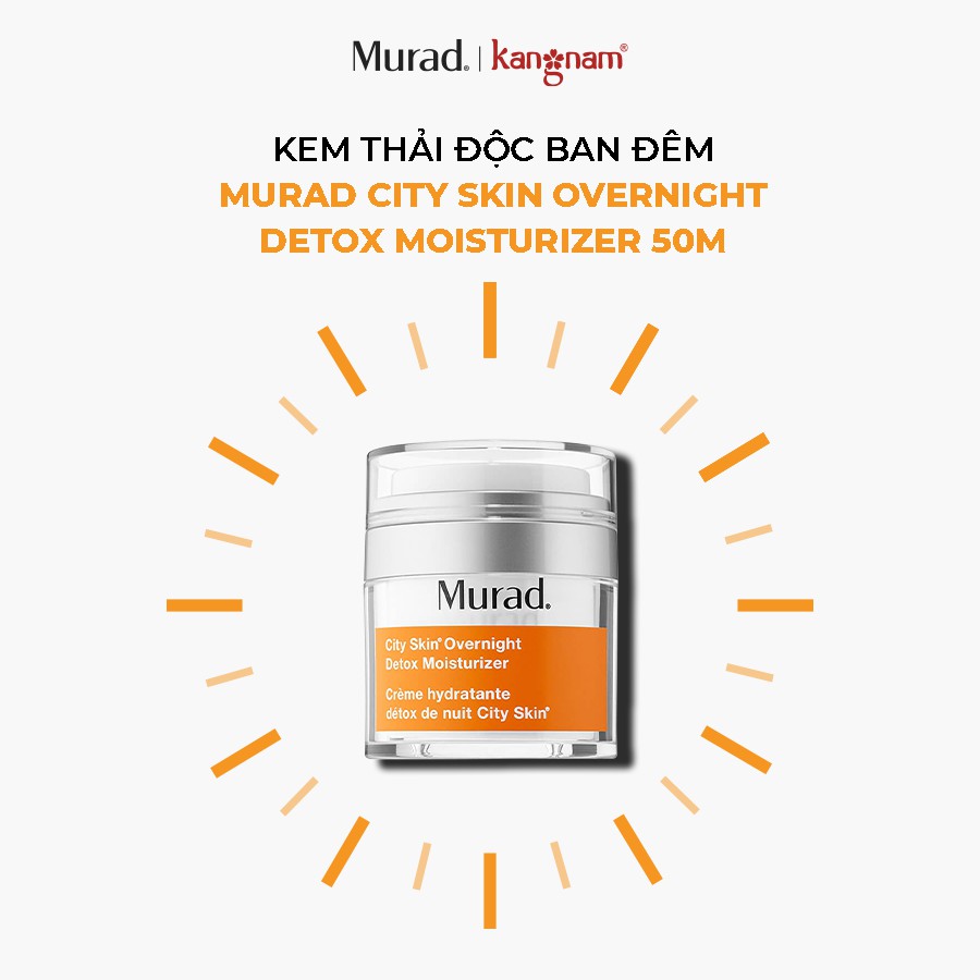 Kem Thải Độc Ban Đêm Murad City Skin Overnight Detox Moisturizer 50ml