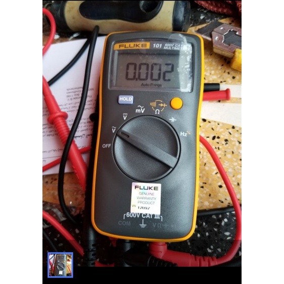 Fluke 101 dây đo đài loan, Đồng hồ vạn năng bỏ túi Fluke 101