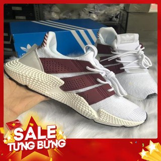 Ảnh thật + fullbox Giầy thể thao Sneaker Prophere trắng vạch đỏ nam nữ Hottrend