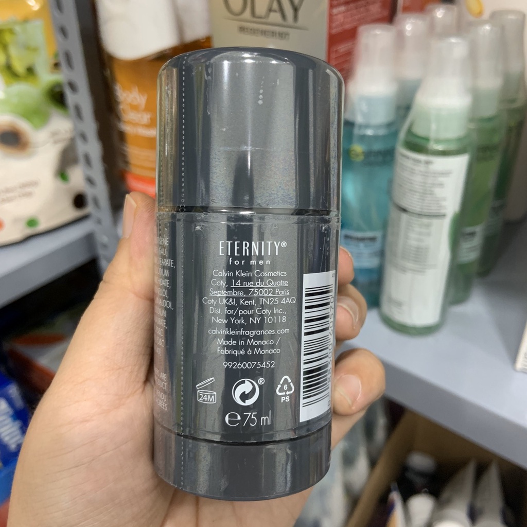 Lăn khử mùi hương nước hoa Calvin Klein CK Eternity For Men - EDS Hàng Mỹ