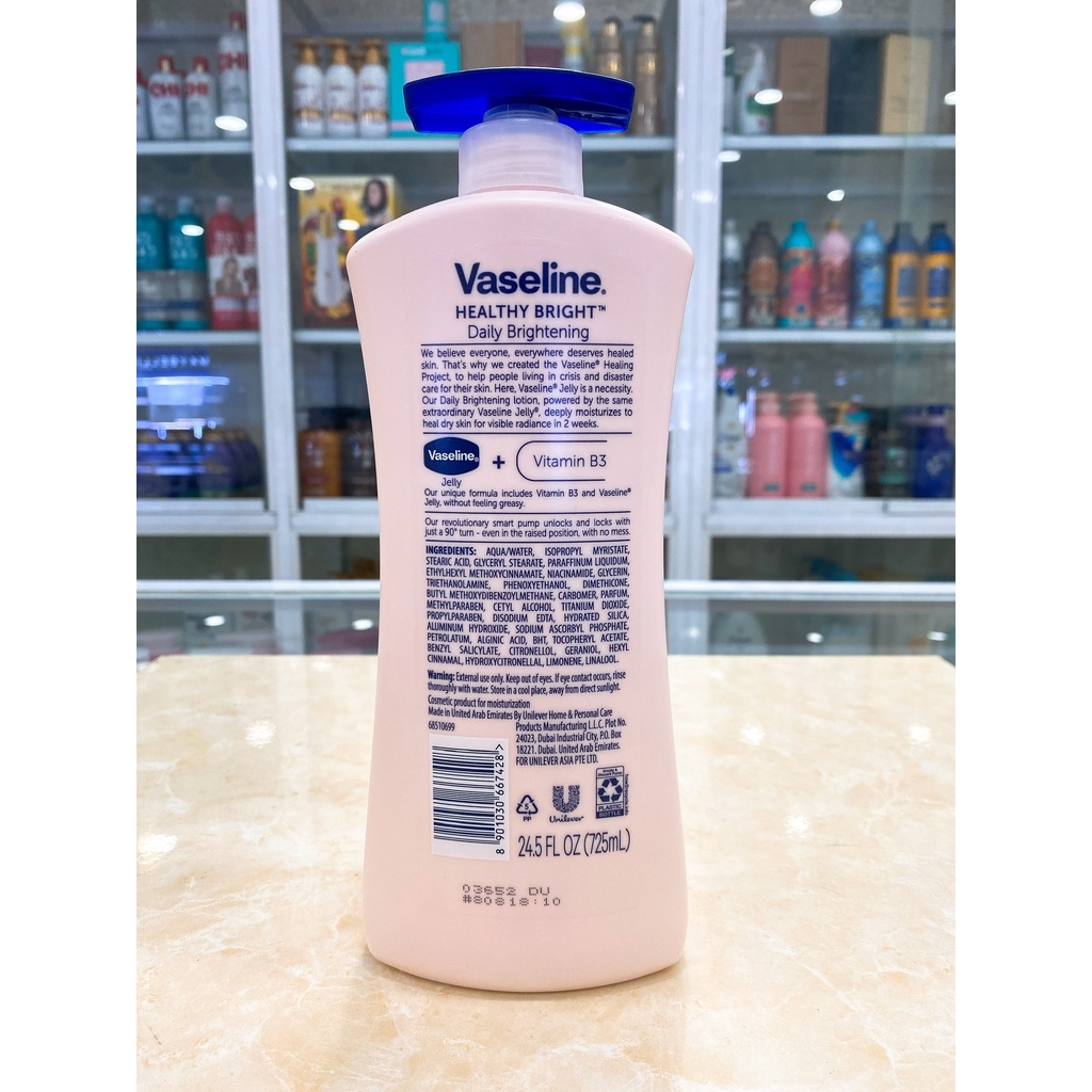 Sữa Dưỡng Thể VASELINE Dubai 725ml