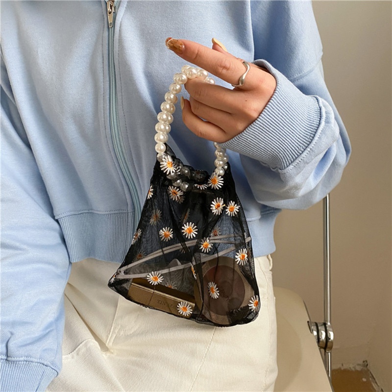 Túi Xách Tay Thêu Hoa Dễ Thương Dành Cho Nữ