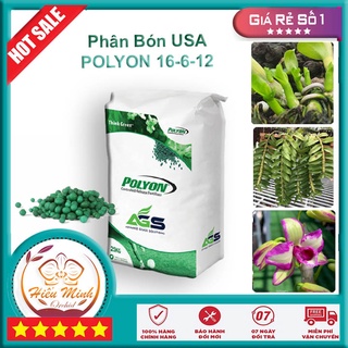 Polyon 16-6-12 Phân bón NPK Xanh Mỹ Tan Chậm