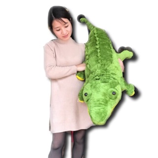 Cá sấu bông cỡ đại 1m3-1m6 lông đẹp [ảnh thật]
