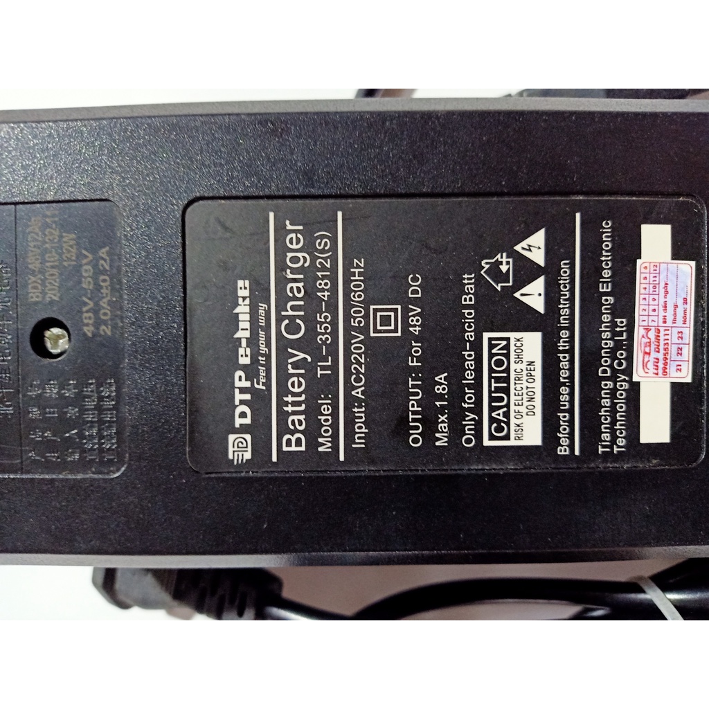 Sạc Acquy 48v12a cho xe điện hàng đã qua sử dụng