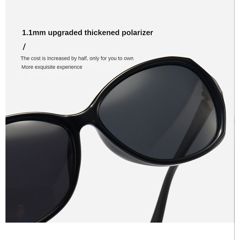 Kính Mát Phân Cực Thời Trang Hàn Quốc Cho Nữ