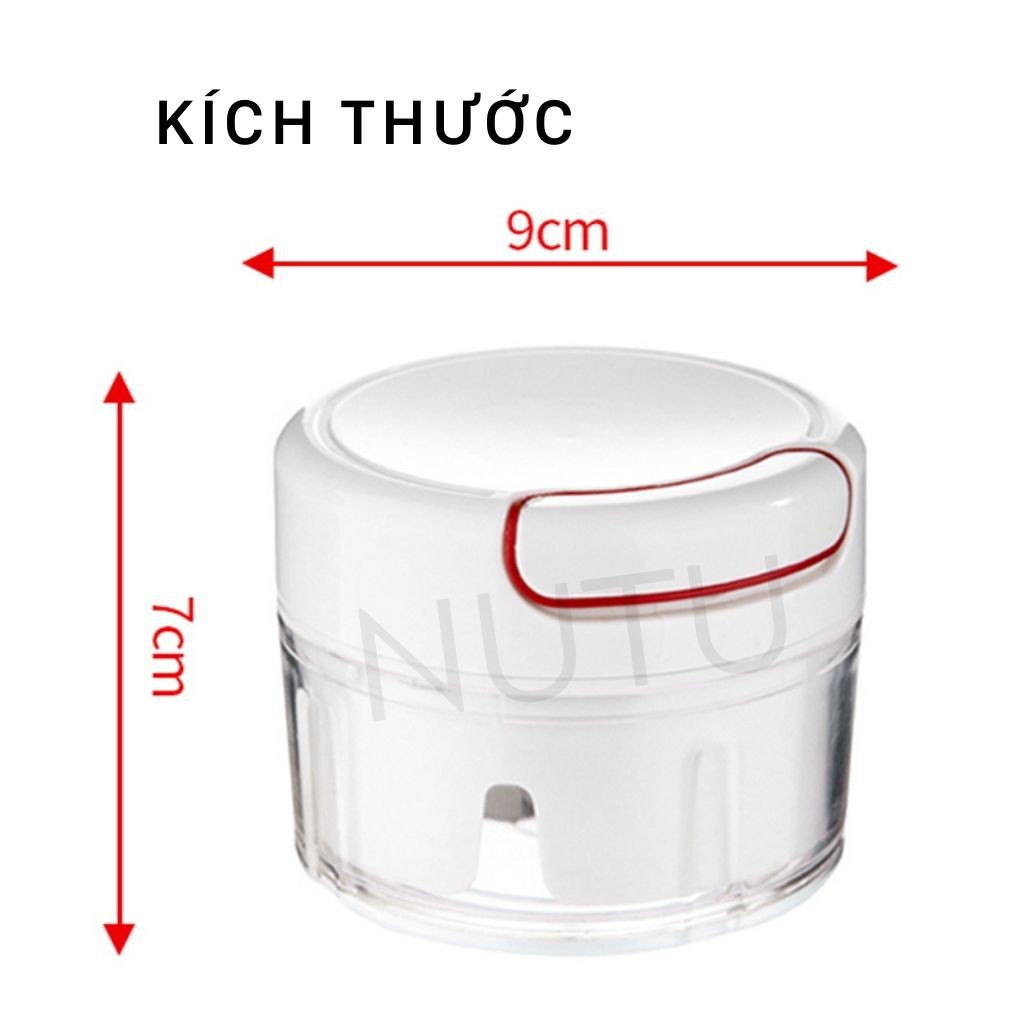 Dụng Cụ Xay Tỏi Ớt Cầm Tay Mini Food Chopper