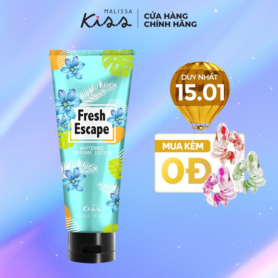 Sữa Dưỡng Trắng Da Toàn Thân Hương Nước Hoa Fresh Escape 226g