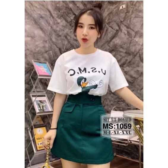 Sét Vịt Donald Bigsize 55kg Đến 100kg (M/L/XL/XXL)