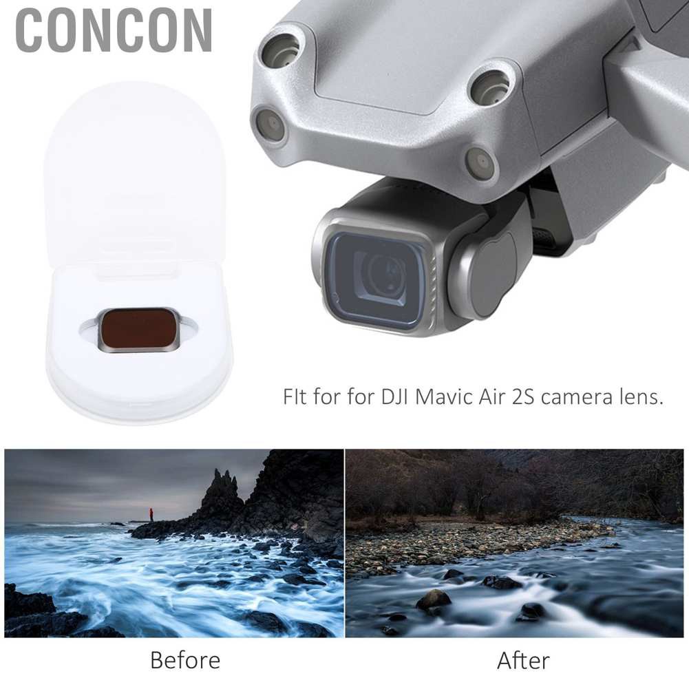 Concon Junestar Aluminum and Optical Glass Drone Lens ND Filter for DJI Mavic Air 2S