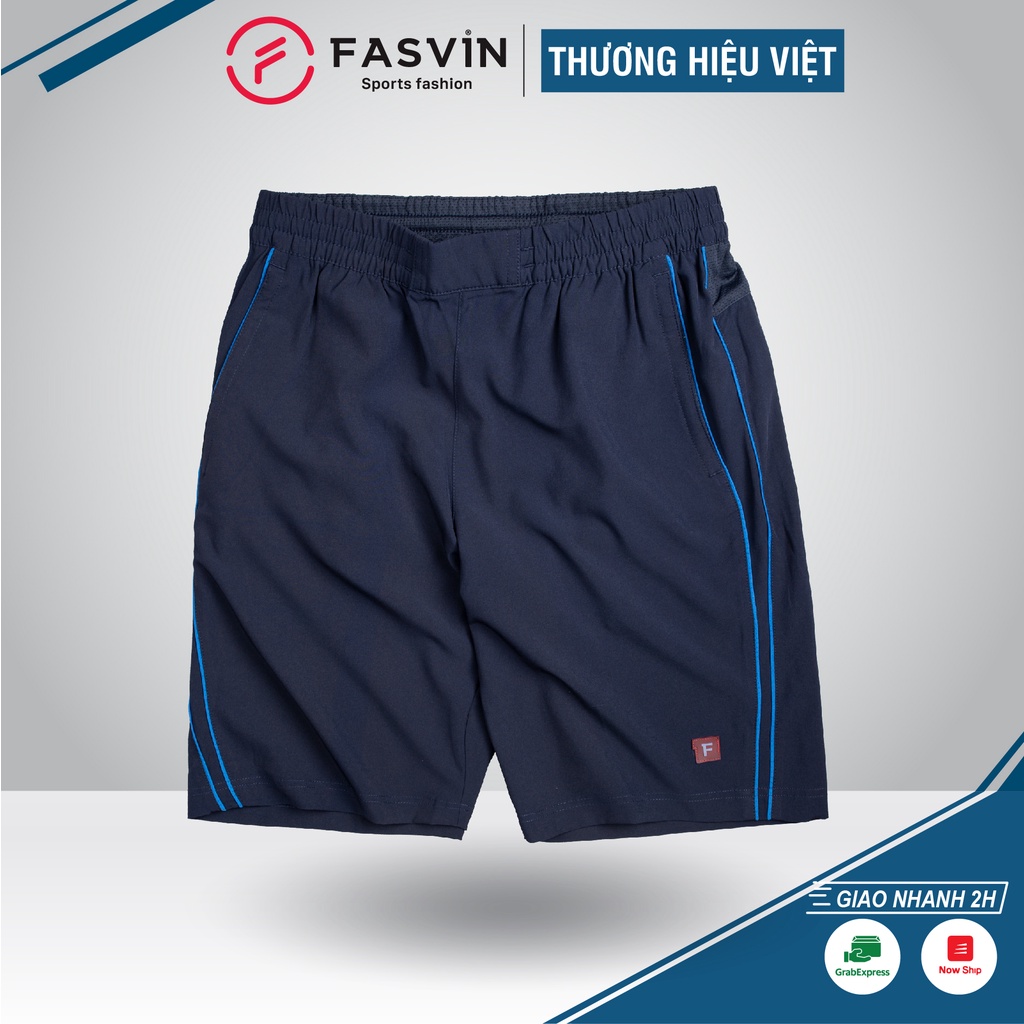 Quần short thể thao nam Fasvin T20605.HN thiết kế mạnh mẽ khoẻ khoắn