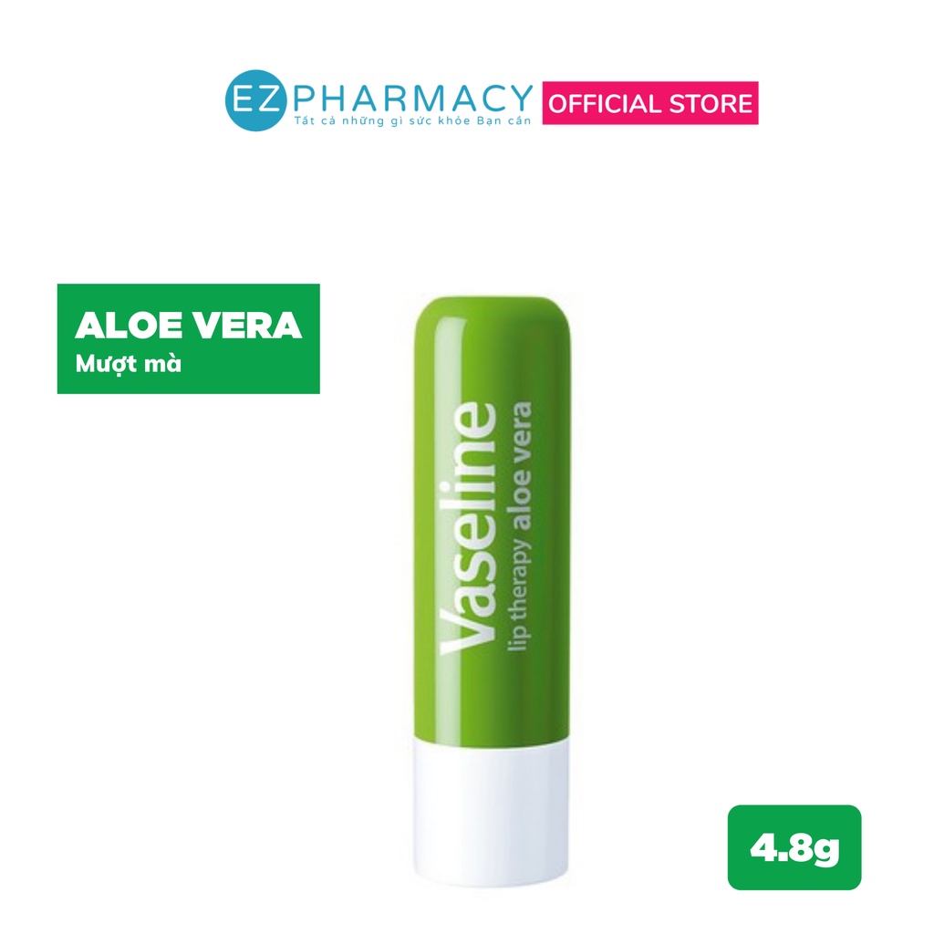 Son Dưỡng Môi Vaseline Lô Hội - Lip Therapy Aloe Vera Stick 4.8g