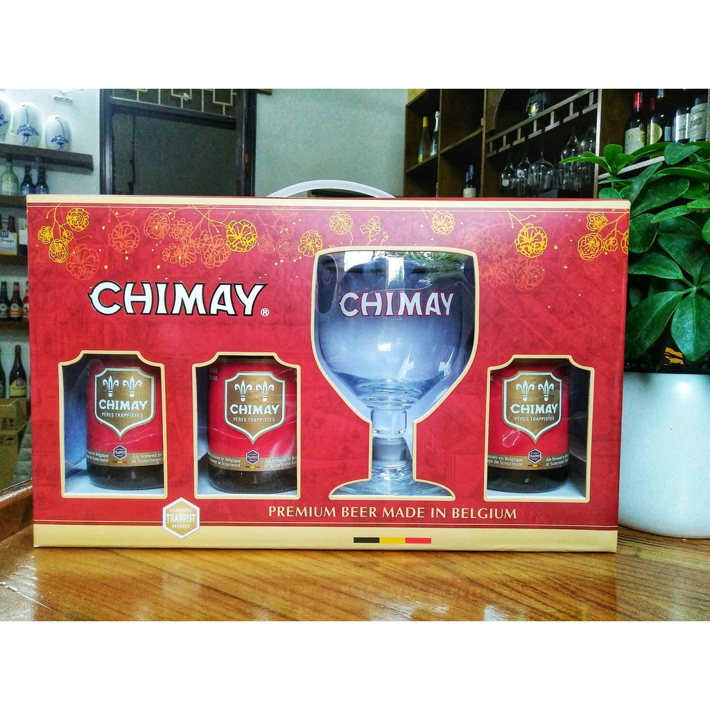 Hộp quà Chimay đỏ - Bia Bỉ