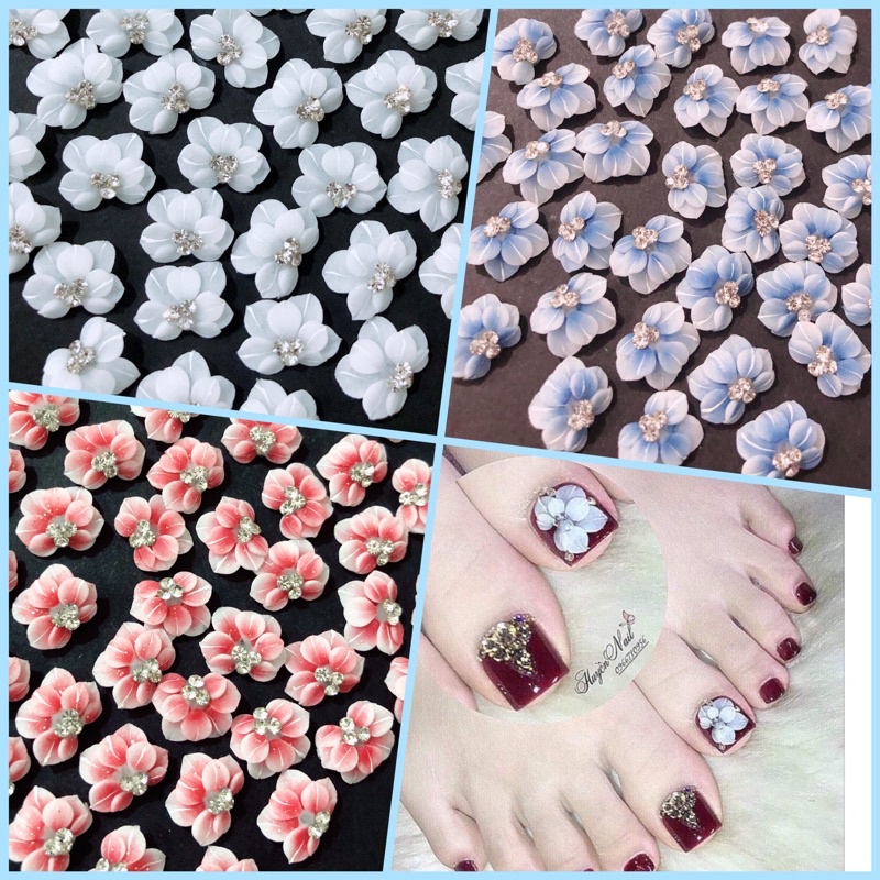 Hoa móng Chân Mã HC2 - Làm Nail Chuyên Nghiệp ( Giá 1 Bông)