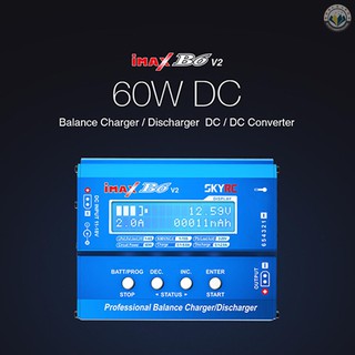 Bộ Sạc Pin Thông Minh Skyrc Imax B6 V2 Cân Bằng 60w 6a Dc/Dc Cho Drone Dji Mavic Inspire/Lipo/Nimh