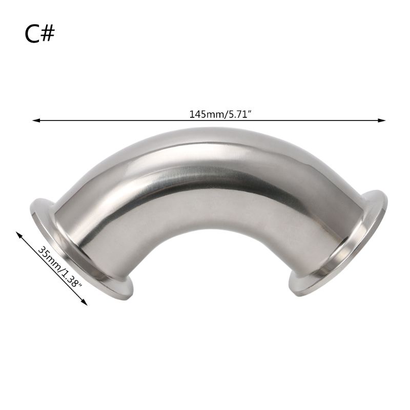 Ống Vệ Sinh Khuỷu Tay 90 Độ Bằng Thép Không Gỉ Cho Homebrew