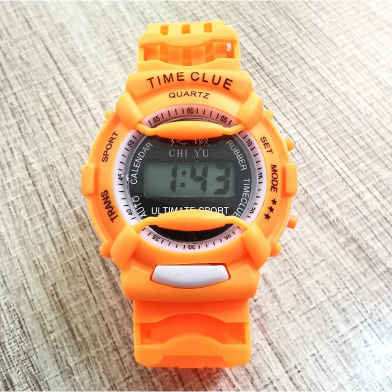 [G02]  Đồng hồ điện tử trẻ em nam nữ Time Clue TC01 dây cao su cực đẹp S023