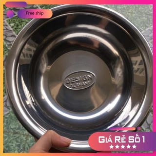 [FREE SHIP] Thau inox 22cm (để vừa vòng xe đẩy inox)