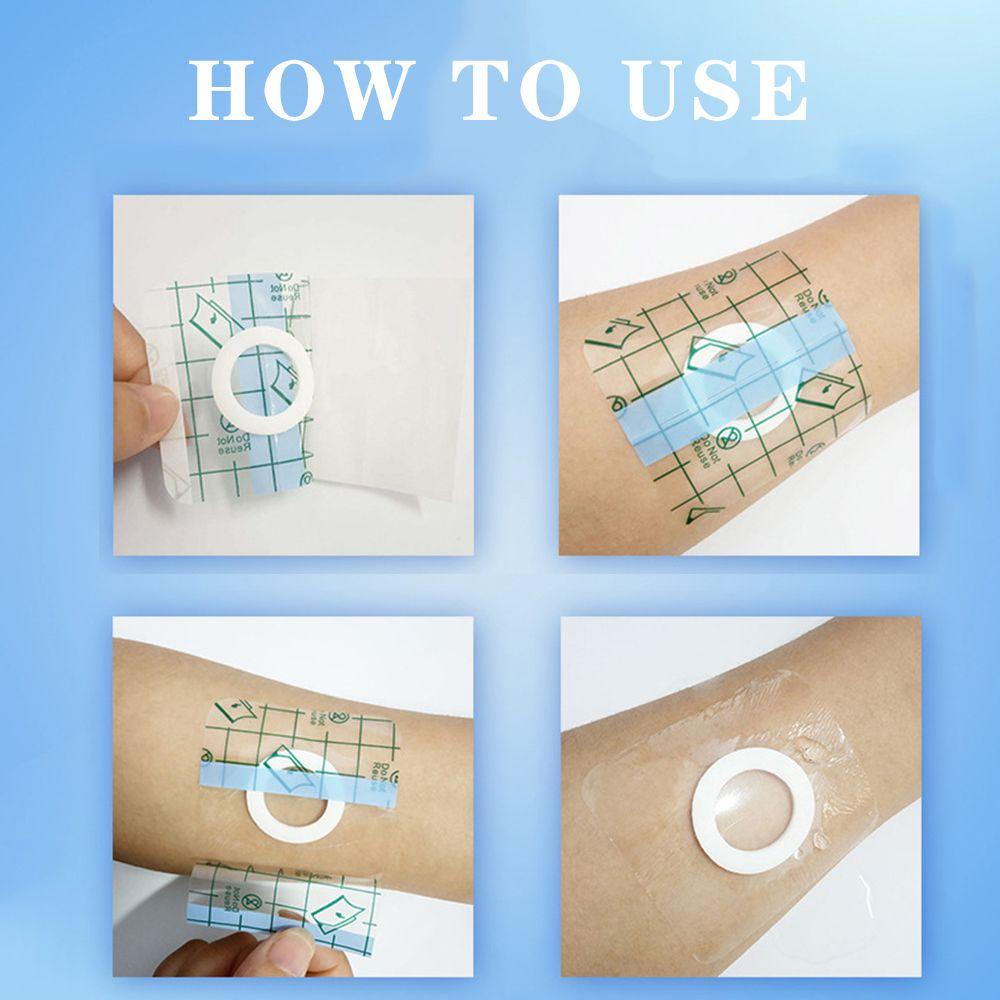 MOCHO Băng Keo Dán Cố Định Hình Xăm Trong Suốt Chống Nước Chống Lộ Cỡ 6-15cm