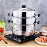 Nồi hấp 3 tầng inox đa năng