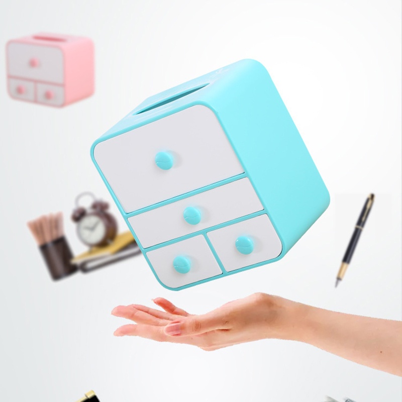 Vỏ Giấy Đựng Mỹ Phẩm / Trang Sức Để Bàn Phong Cách Thời Trang