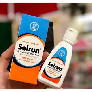 Dầu gội chống gàu Selsun 50ml - Sạch gàu và hết ngứa da đầu