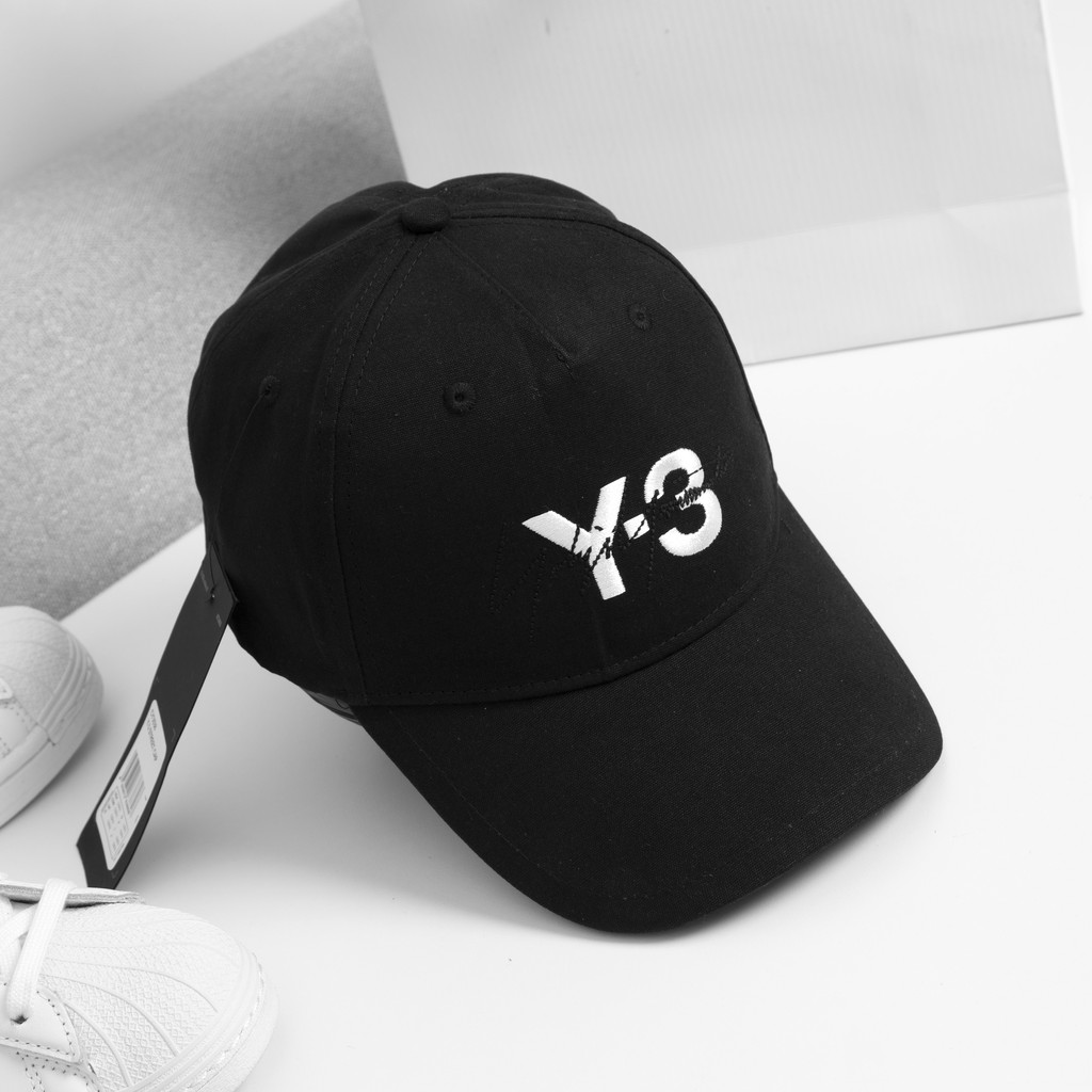 Mũ lưỡi trai nam Yohji Yamamoto hàng hiệu Nón kết đẹp chất vải kaki Y3 Baseball Logo Thêu