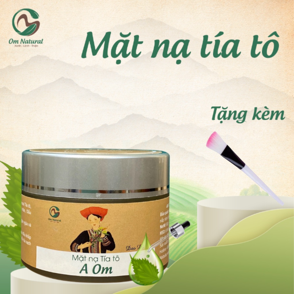 Mặt Nạ Tía Tô Dành Cho Da Nám, Tàn Nhang A Om 50g