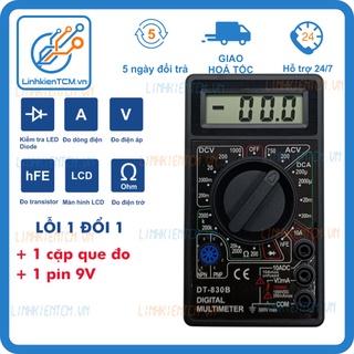 Đồng hồ vạn năng điện tử đồng hồ đo điện tử giá rẻ DT-830B đầy đủ chức năng cơ bản