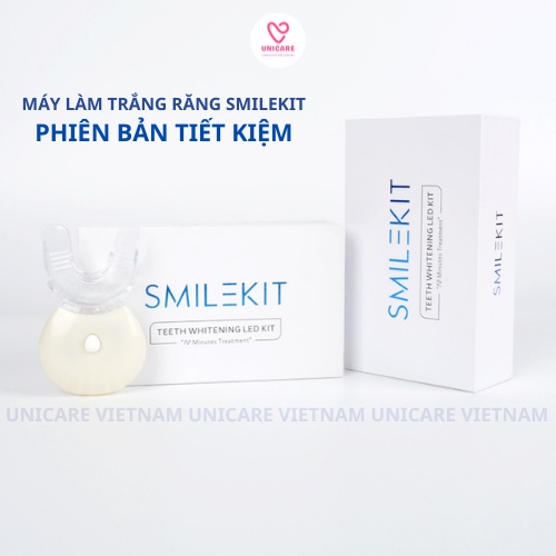 Máy làm trắng răng SMILEKIT - Bộ kit trắng răng không ê buốt giúp răng trắng sáng, chắc khỏe từ bên trong