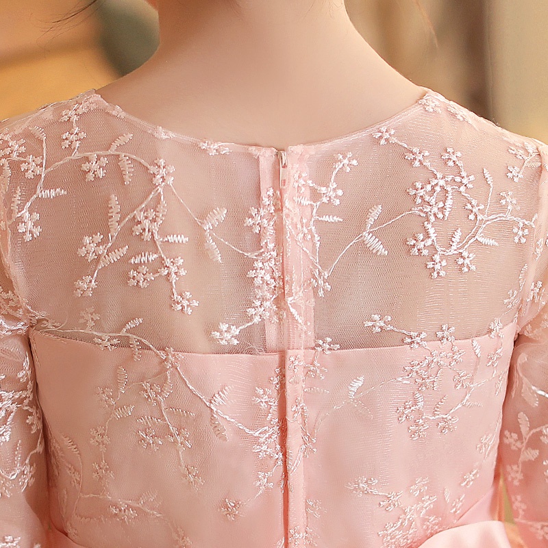 Đầm Công Chúa Vải Gạc Phồng Cho Bé Gái Tiểu Học w1243